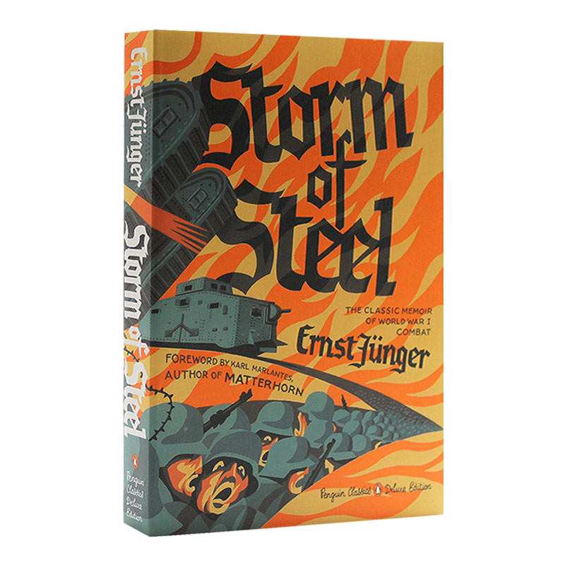 英文原版 Storm of Steel 钢铁风暴 企鹅经典豪华毛边版 英文版 进口英语原版书籍