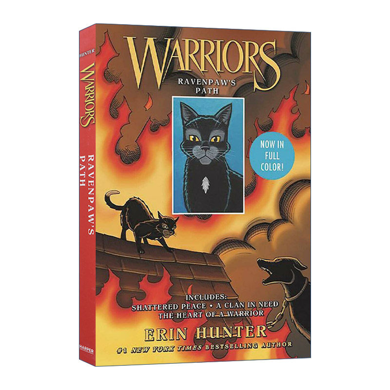英文原版 Warriors Manga Ravenpaw's Path 3 Full-Color Warriors Manga Books in 1 猫武士漫画乌爪的旅程3合一 图像小说 英文版,书籍/杂志/报纸,儿童读物原版书,淘宝优惠券,粉丝福利购,淘宝优惠卷