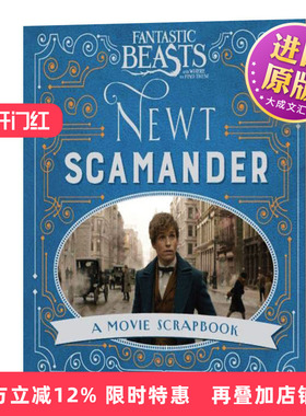 英文原版 Fantastic Beasts and Where to Find Them Newt Scamander 神奇动物在哪里 纽特·斯卡曼德 英文版 进口英语原版书籍