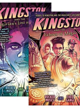 英文原版 Kingston 金斯顿系列2册 儿童奇幻冒险小说 Rucker Moses 英文版 进口英语原版书籍