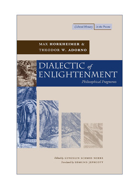 英文原版 Dialectic of enlightenment 启蒙辩证法 马克斯·霍克海默 西奥多·阿道尔诺 英文版 进口英语原版书籍