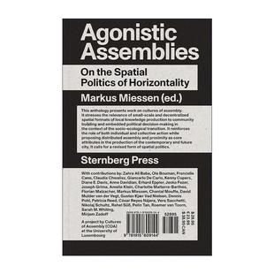 论横向 Agonistic Press 英文原版 空间政治 英文版 The Miessen Assemblies MIT 卢森堡大学城市转型教授Markus 竞争集会