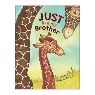 英文原版 Just Like My Brother 像哥哥一样 会长高的房子作者吉安娜·马里诺 儿童精装亲情绘本 英文版 进口英语原版书籍