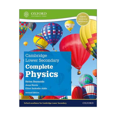 英文原版 Cambridge Lower Secondary Complete Physics Student Book 牛津剑桥初中教材 物理学学生用书 第二版 英文版 进口书籍