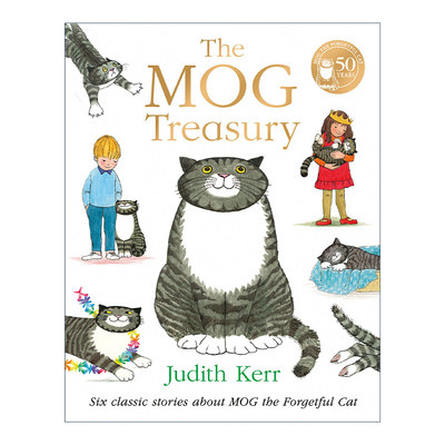 英文原版 The Mog Treasury 小猫格格6个经典故事合集 爱忘事的小猫格格 朱迪思?克尔经典绘本 老虎来喝下午茶作者 精装 英文版
