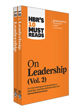 英文原版 HBR's 10 Must Reads on Leadership 2-Volume Collection 哈佛商业评论管理必读 领导力 2卷集 英文版 进口英语原版书籍