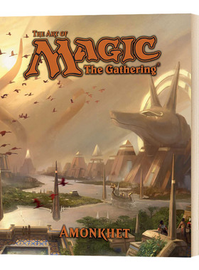 精装 万智牌 阿芒凯 英文原版 Art of Magic: The Gathering Amonkhet: Volume 4 艺术画册设定集 英文版 进口英语书籍