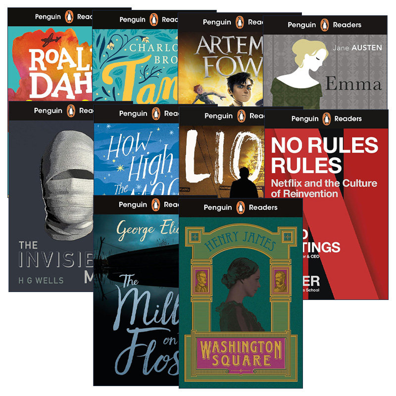 英文原版 Penguin Readers Level 4 企鹅英语分级阅读4级10册 ELT Graded Reader 阿特米斯奇幻历险 月亮有多高 英文版 进口书籍