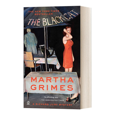 英文原版 The Black Cat A Richard Jury Mystery 理查德?尤里系列 黑猫 美国解谜作家Martha Grimes 英文版 进口英语原版书籍