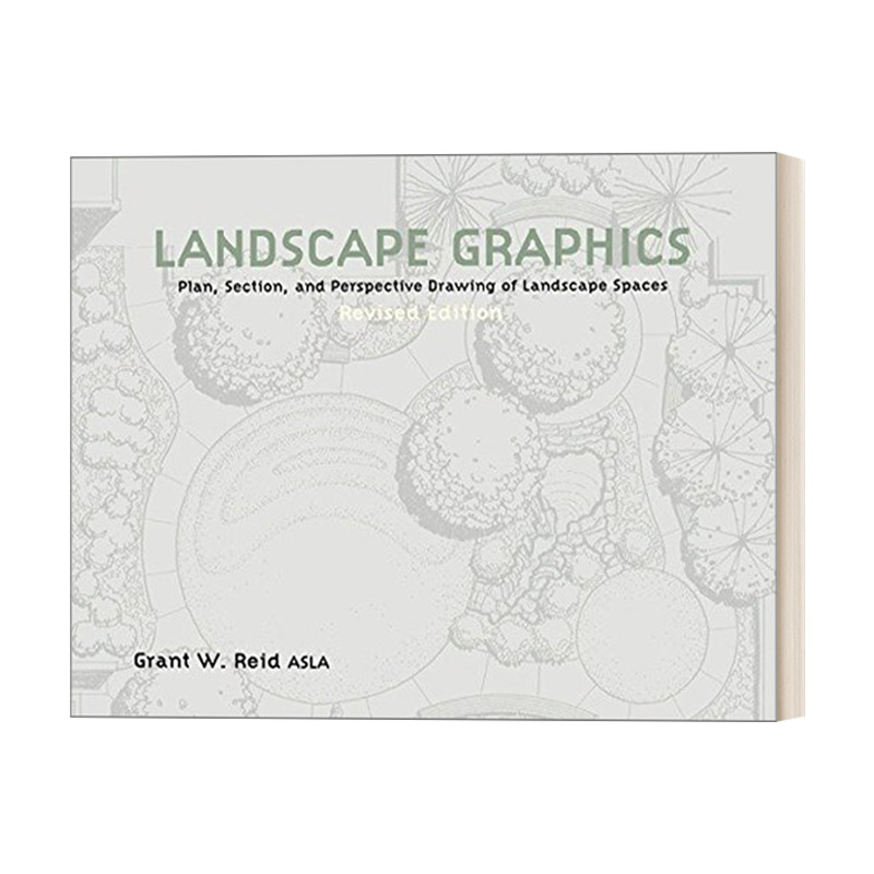 英文原版 Landscape Graphics  Revised Edition 景观图集 修订版 建筑设计 艺术图册 Grant Reid 英文版 进口英语原版书籍