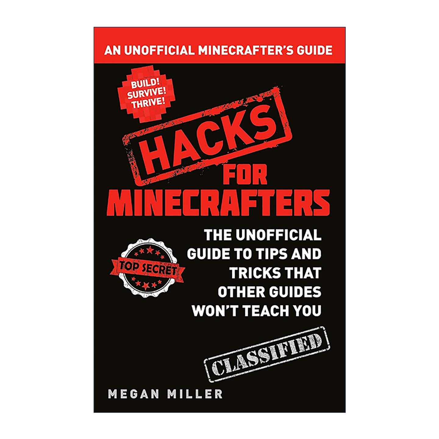 英文原版 Hacks for Minecrafters 我的世界玩家攻略指南 挖矿农业战斗和魔法建议 英文版 进口英语原版书籍