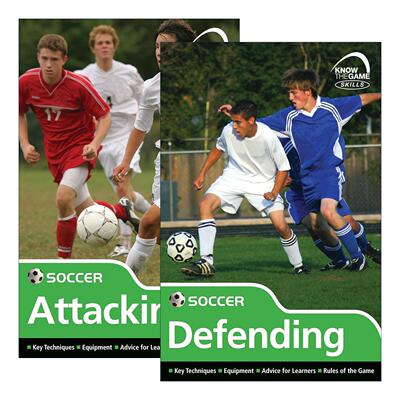 英文原版 Skills Soccer - Attacking/Defending 青少年足球进攻/防守技巧入门指南2册 全彩图解技术动作 英文版 进口英语原版书籍