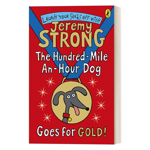 英文原版 The Hundred-Mile-an-Hour Dog Goes for Gold! 时速一百英里的狗5 儿童幽默小说 英文版 进口英语原版书籍
