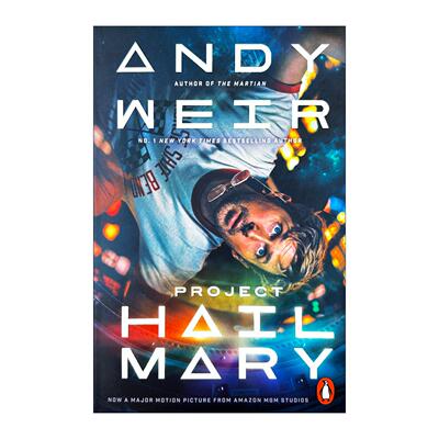 英文原版 Project Hail Mary 挽救计划 电影封面版 瑞安高斯林主演 安迪·威尔 火星救援作者 硬科幻 太空冒险 科学悬疑 英文版