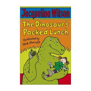 英文版 书籍 恐龙 爱心午餐 Lunch Dinosaur Packed 进口英语原版 英文原版 杰奎琳·威尔逊儿童故事书 The