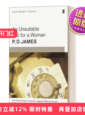 英文原版 An Unsuitable Job for a Woman 不适合女人的工作 英文版 进口英语原版书籍