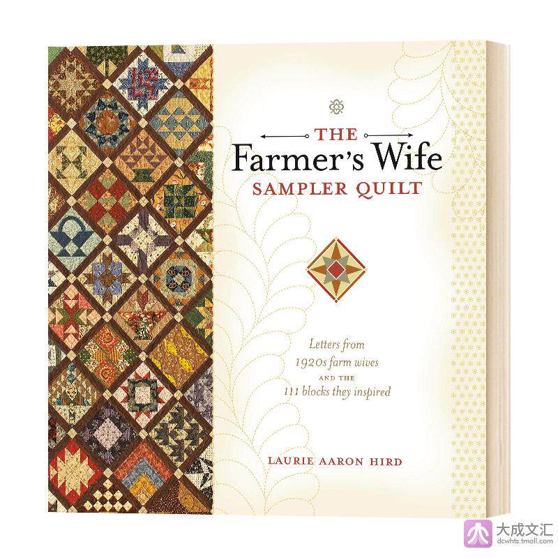 农夫妻子样品拼布 缝纫模板 英文原版 The Farmer's Wife Sampler Quilt 英文版 进口英语书籍