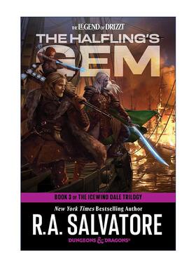 英文原版 The Halfling's Gem The Icewind Dale Trilogy 03 半身人的宝石 龙与地下城 冰风谷三部曲之三 R.A. Salvatore 英文版