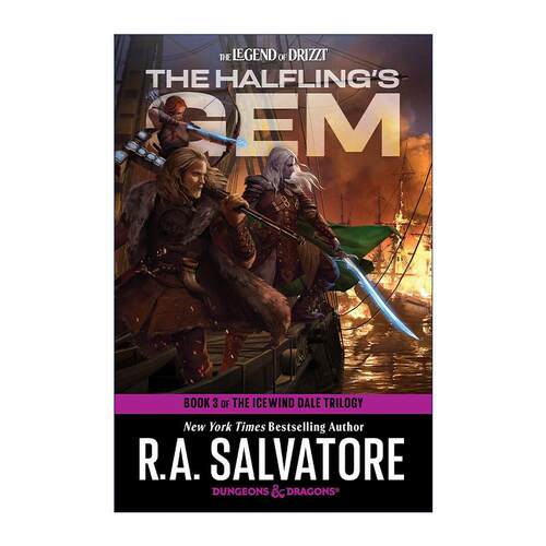 英文原版 The Halfling's Gem The Icewind Dale Trilogy 03 半身人的宝石 龙与地下城 冰风谷三部曲之三 R.A. Salvatore 英文版