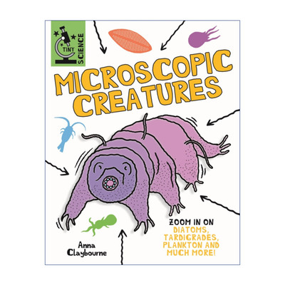 英文原版 Tiny Science Microscopic Creatures 微小科学系列 微观生物 英文版 进口英语原版书籍