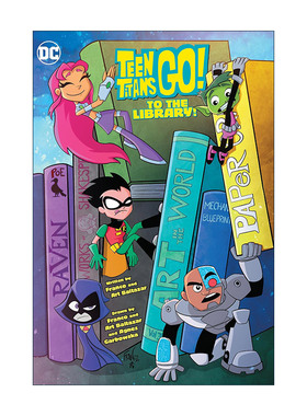 英文原版 Teen Titans Go To the Library 少年泰坦去图书馆 儿童DC漫画 Franco 英文版 进口英语原版书籍