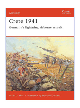 英文原版 Crete 1941 二战1941克里特岛空降战役 战争历史系列 英文版 进口英语原版书籍