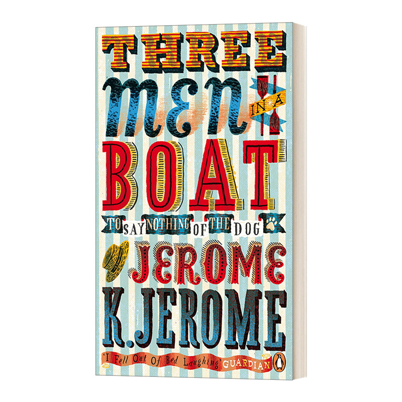 英文原版ThreeMeninaBoat