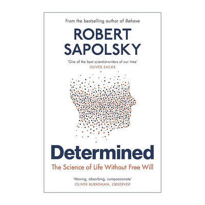 英文原版 Determined 注定 没有自由意志的生命科学 罗伯特·萨波斯基 英文版 进口英语原版书籍