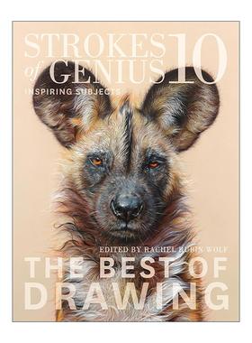 英文原版 Strokes of Genius 10 Inspiring Subjects 写实绘画全解析 鼓舞人心的主题 绘画技巧指南 雷切尔·鲁宾·沃尔夫 精装