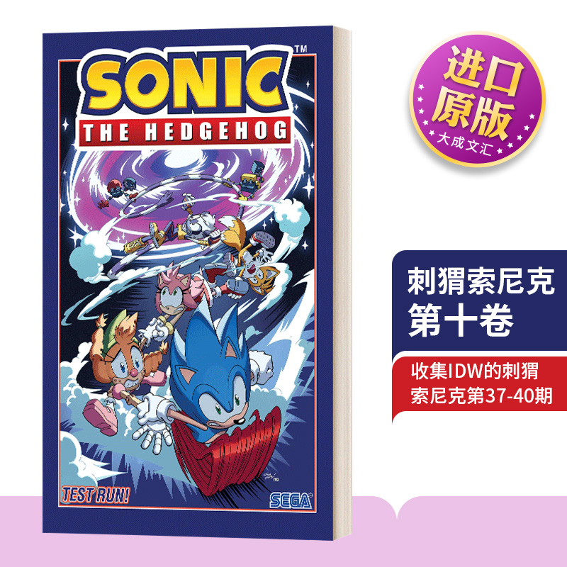 英文原版刺猬索尼克第十卷