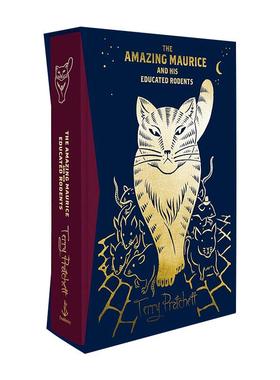 英文原版 The Amazing Maurice and his Educated Rodents 碟形世界 猫和少年魔笛手 盒装豪华版精装 英文版 进口英语原版书籍