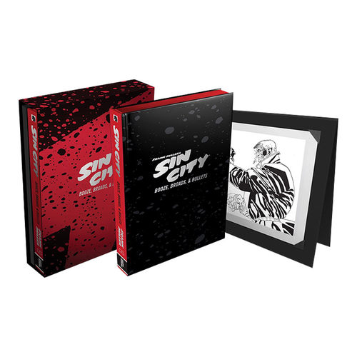 英文原版 Frank Miller's Sin City Volume 6 Booze Broads Bullets 米勒经典漫画 罪恶之城6 精装豪华收藏版 英文版 进口英语书籍
