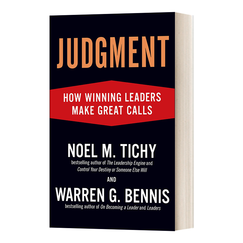英文原版 Judgment How Winning Leaders Make Great Calls 判断 成功的领导者如何做出伟大的决定 英文版 进口英语原版书籍