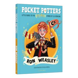 英文版 书籍 Ron 罗恩韦斯莱篇 精装 哈利波特系列人物漫画小指南 Potters Weasley 进口英语原版 英文原版 彩色插画 Pocket