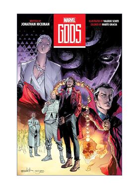 英文原版 G.O.D.S. 漫威漫画 Jonathan Hickman 英文版 进口英语原版书籍