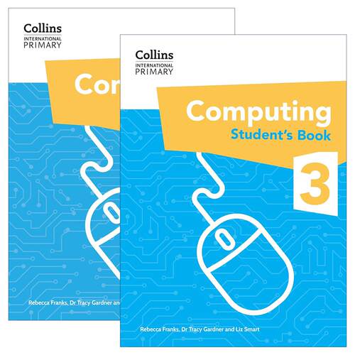英文原版 Collins International Primary Computing 柯林斯国际小学计算机科学学生用书3+练习册2册 英文版 进口英语原版书籍