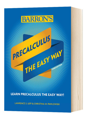 Precalculus The Easy Way 英文原版  美国高中轻松学微积分 英文版 原版英语书籍