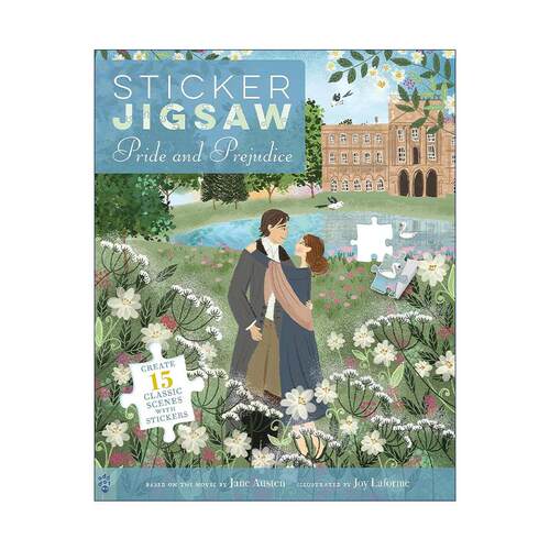 英文原版 Sticker Jigsaw Pride and Prejudice 贴纸拼图 傲慢与偏见 互动游戏书 英文版 进口英语原版书籍