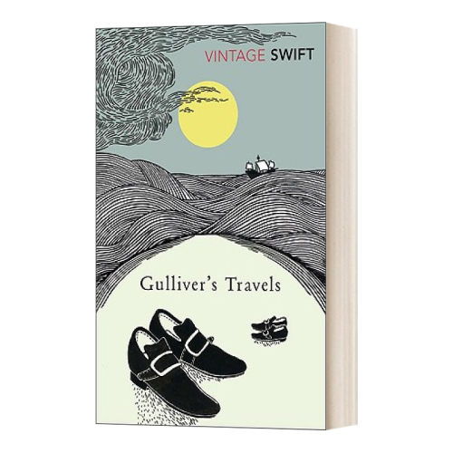 英文原版 Gulliver's Travels 格列佛游记 乔纳森 斯威夫特 vintage经典 英文版 进口英语原版书籍