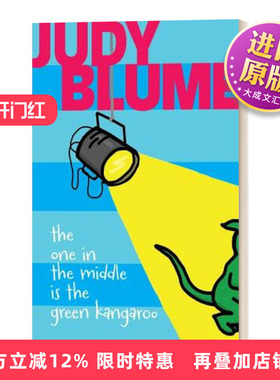 英文原版绘本 The One in the Middle Is the Green Kangaroo 中间那个是绿色袋鼠 英文版 进口英语原版书籍儿童图书