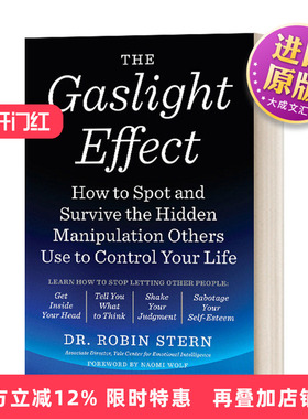 英文原版 The Gaslight Effect 煤气灯效应 英文版 进口英语原版书籍