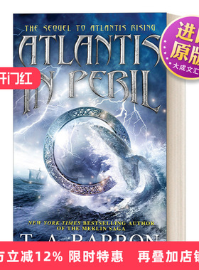 英文原版 Atlantis in Peril Atlantis Saga 02 亚特兰蒂斯传奇系列02 危难中的亚特兰蒂斯 儿童奇幻动作冒险小说 英文版 进口书籍