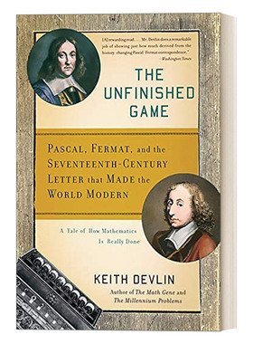 英文原版 The Unfinished Game 未完成的游戏 概率论科普 游戏设计推荐书单 英文版 进口英语原版书籍