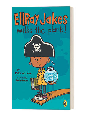 英文原版 Ellray Jakes 03 Ellray Jakes Walks the Plank 埃雷·杰克系列3 埃雷 杰克走跳板 儿童社交友谊小说 英文版 进口书籍