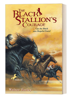 英文原版 The Black Stallion's Courage 黑神驹系列 黑神驹的勇气 Walter Farley 青少年骑马动作冒险小说 英文版 进口英语书