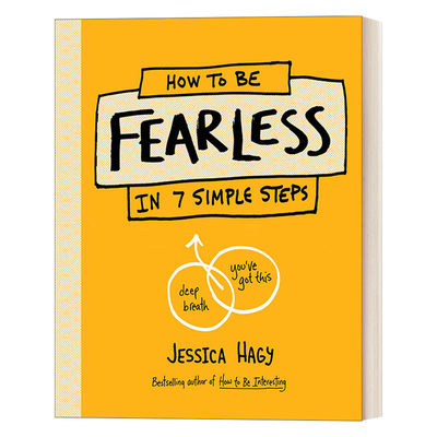 英文原版 How to Be Fearless 其实你可以不用怕 自我提升 克服焦虑 幸福 成功学 Jessica Hagy 精装 英文版 进口英语原版书籍