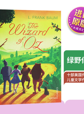 The Wonderful Wizard of Oz 英文原版小说 绿野仙踪 儿童文学读物 英文版原版书籍 进口英语童话故事 中小学课外阅读书