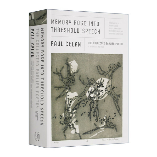 精装 英文原版 Memory Rose Into Threshold Speech The Collected Earlier Poet 保罗 策兰早年诗选 英文版 进口英语原版书籍
