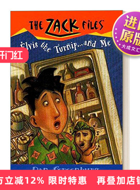 英文原版 The Zack Files 14 Elvis the Turnip and Me 札克档案系列14 儿童冒险章节桥梁书 Dan Greenburg 进口英语原版书籍