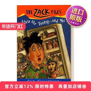 英文原版 The Zack Files 14 Elvis the Turnip and Me 札克档案系列14 儿童冒险章节桥梁书 Dan Greenburg 进口英语原版书籍